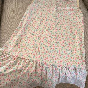 SET Active Floral A-Line Skirt - Pink and Green